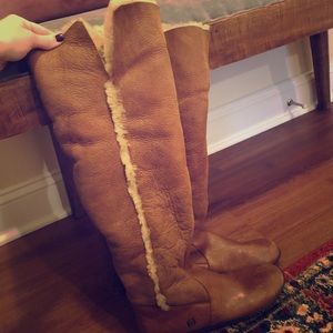 Born Sterling and Leather Winter Boots